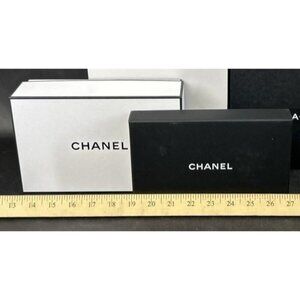 Chanel White & Black Gift Boxes & Tissue Empty Luxury Storage